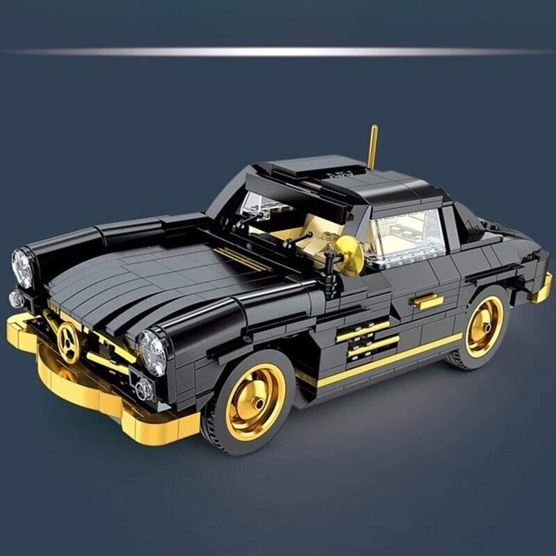 10005 300SL Gullwing 886 Parça 1:16 Klasik Otomobil Yapı Blok Seti