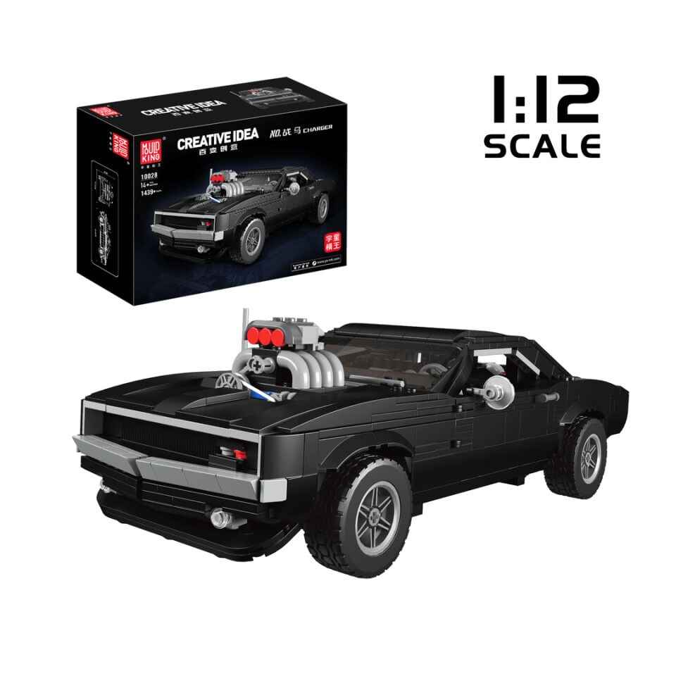 10028 Charger 1.439 Parça 1:12 Muscle Car Yapı Blok Seti