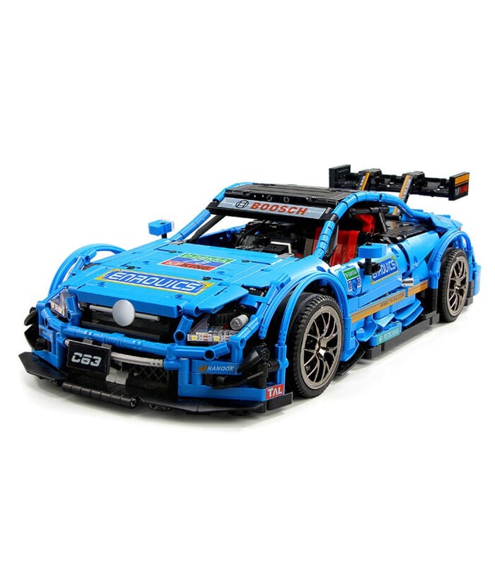 13073 C63 DTM Blue 1.989 Parça RC Yarış Otomobili Yapı Blok Seti