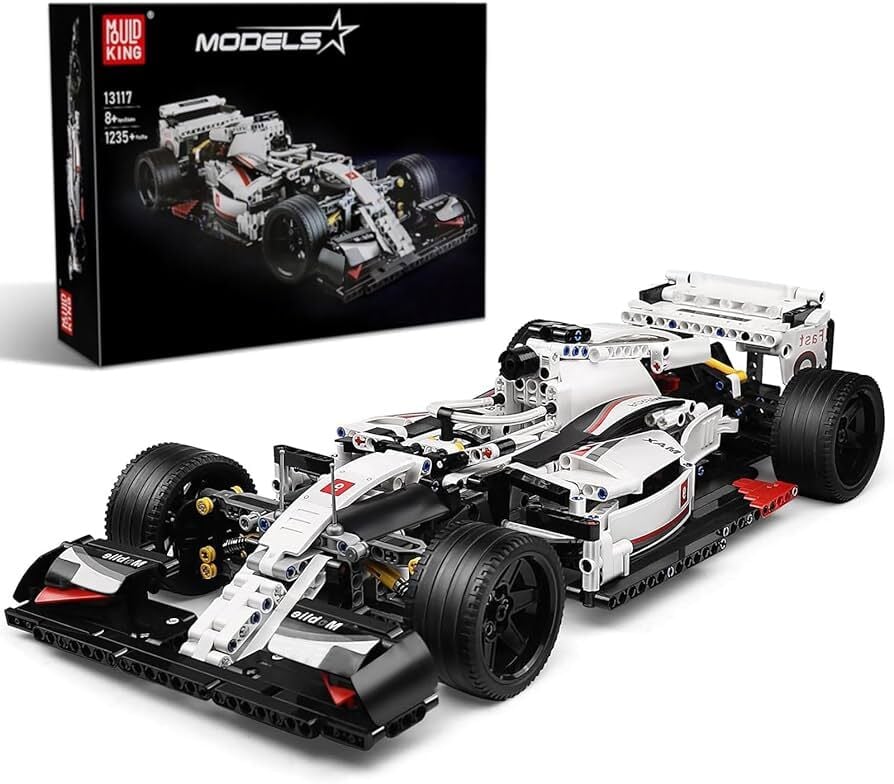 13117 F1 1.235 Parça Formula Yarış Aracı Yapı Blok Seti