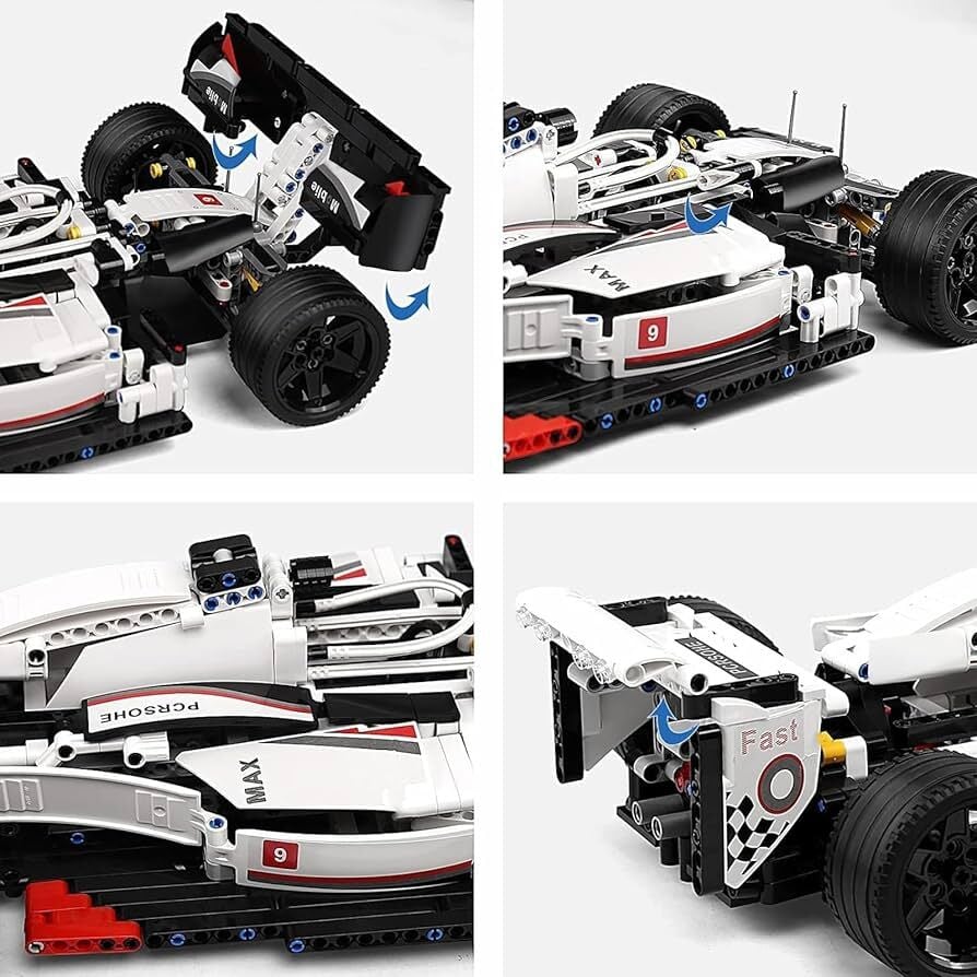 13117 F1 1.235 Parça Formula Yarış Aracı Yapı Blok Seti