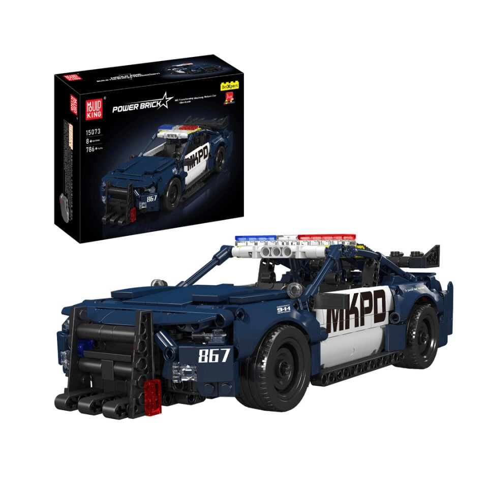 15073 Mustang Barricade Polis Aracı 786 Parça Yapı Blok Seti
