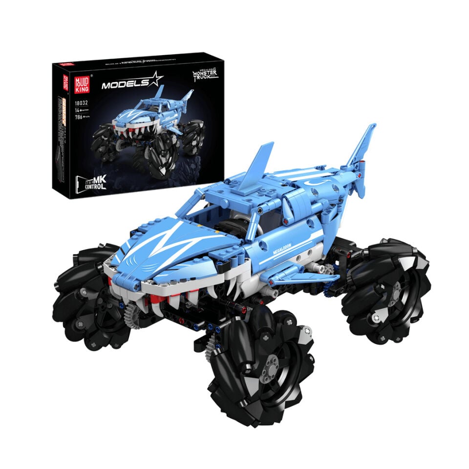18032 Megalodon Monster Truck 786 Parça RC Arazi Aracı Yapı Blok Seti