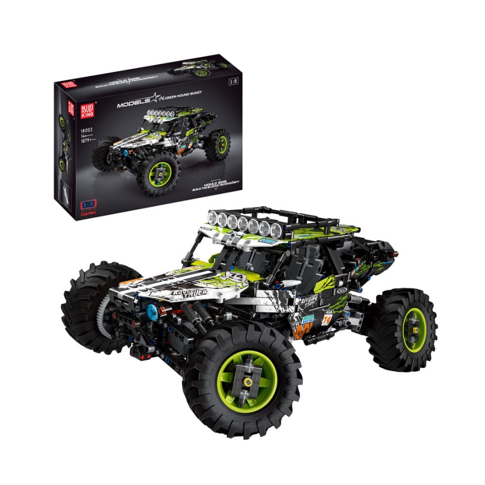 18002-S Green Hound 2.016 Parça 1:8 RC Buggy Arazi Aracı Yapı Blok Seti