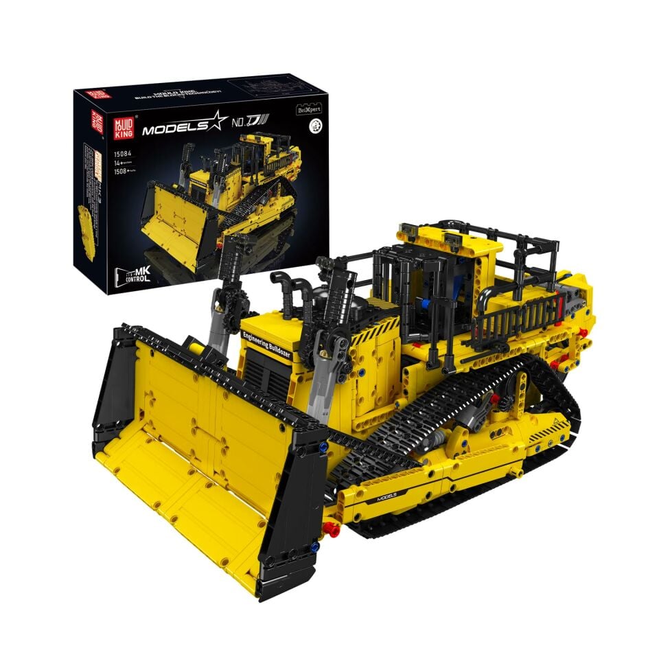 15084 D11 1.508 Parça RC Paletli Buldozer Yapı Blok Seti