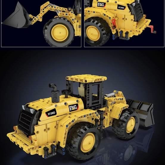 15084 D11 1.508 Parça RC Paletli Buldozer Yapı Blok Seti