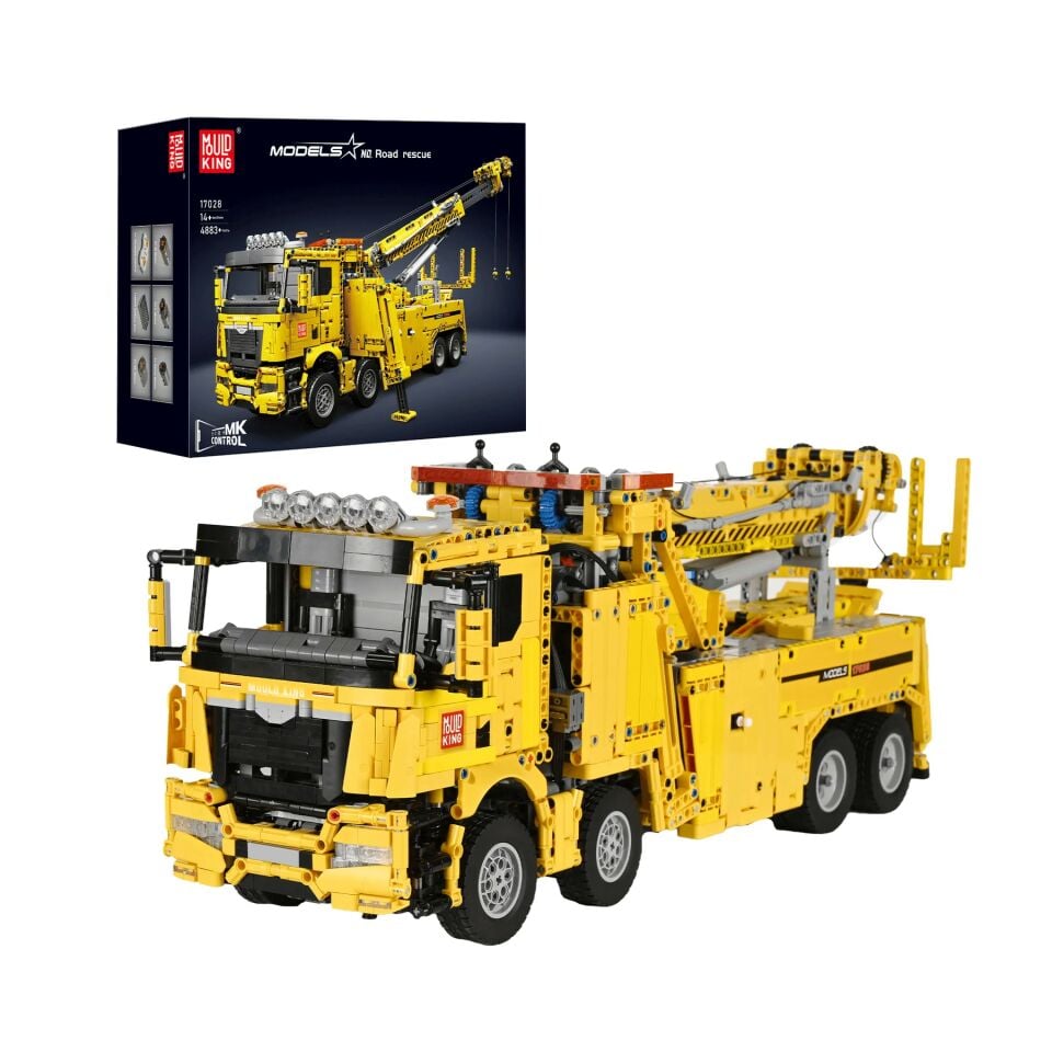 17028 Road Rescue 4.883 Parça RC Yol Kurtarma Aracı Yapı Blok Seti