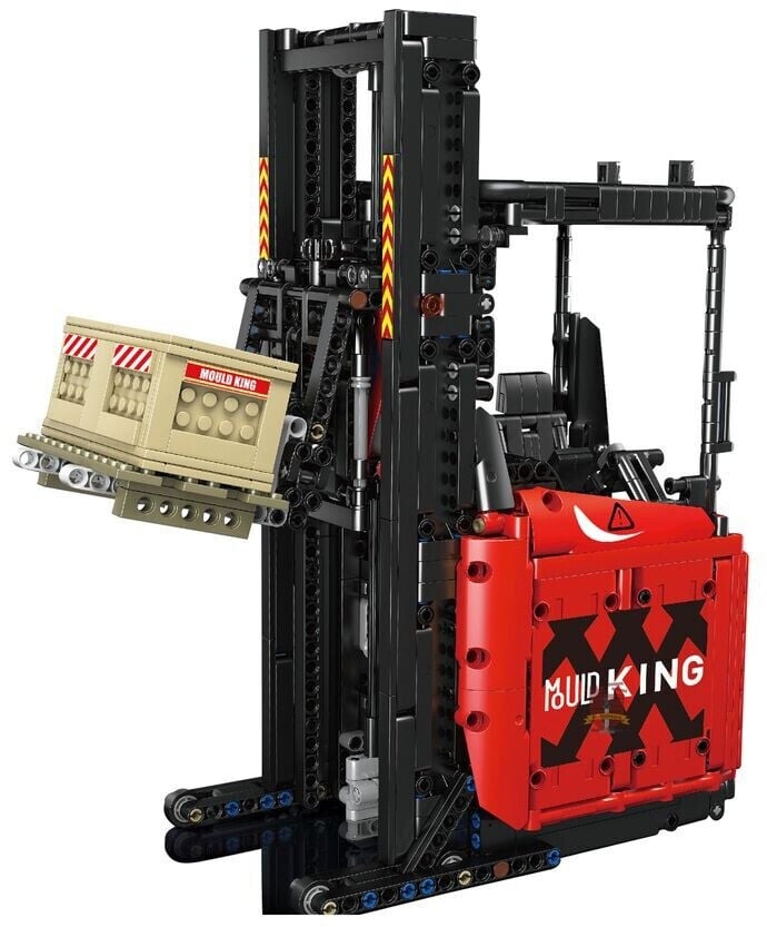 17041 Reach Truck Red 1.506 Parça 4 Motorlu RC İstif Makinesi Yapı Blok Seti