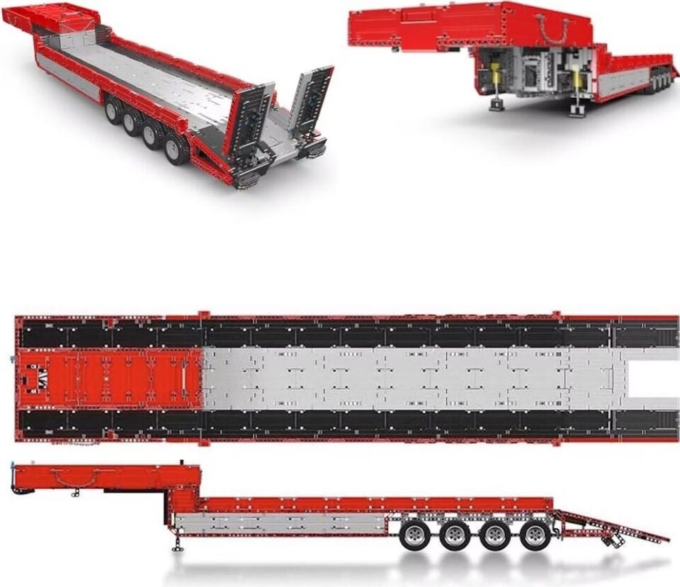 19015-T FH16 Trailer 3.399 Parça Motorlu Treyler Yapı Blok Seti