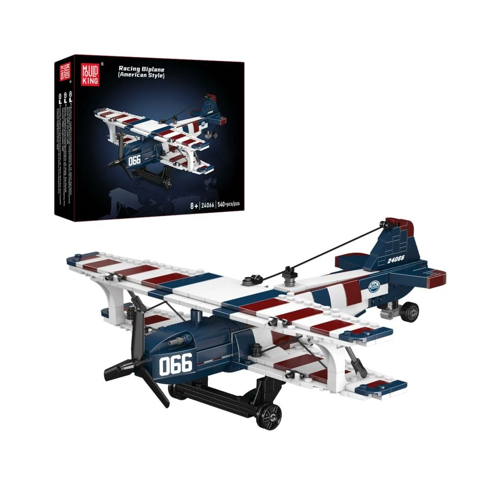 24066 Racing Biplane 540 Parça Yarış Uçağı Yapı Blok Seti