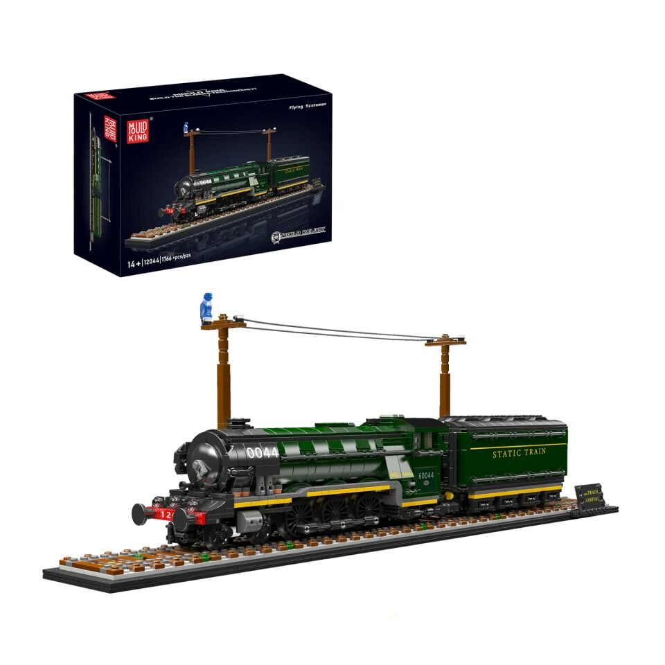 12044 Flying Scotsman 1.766 Parça Buharlı Lokomotif Tren Yapı Blok Seti
