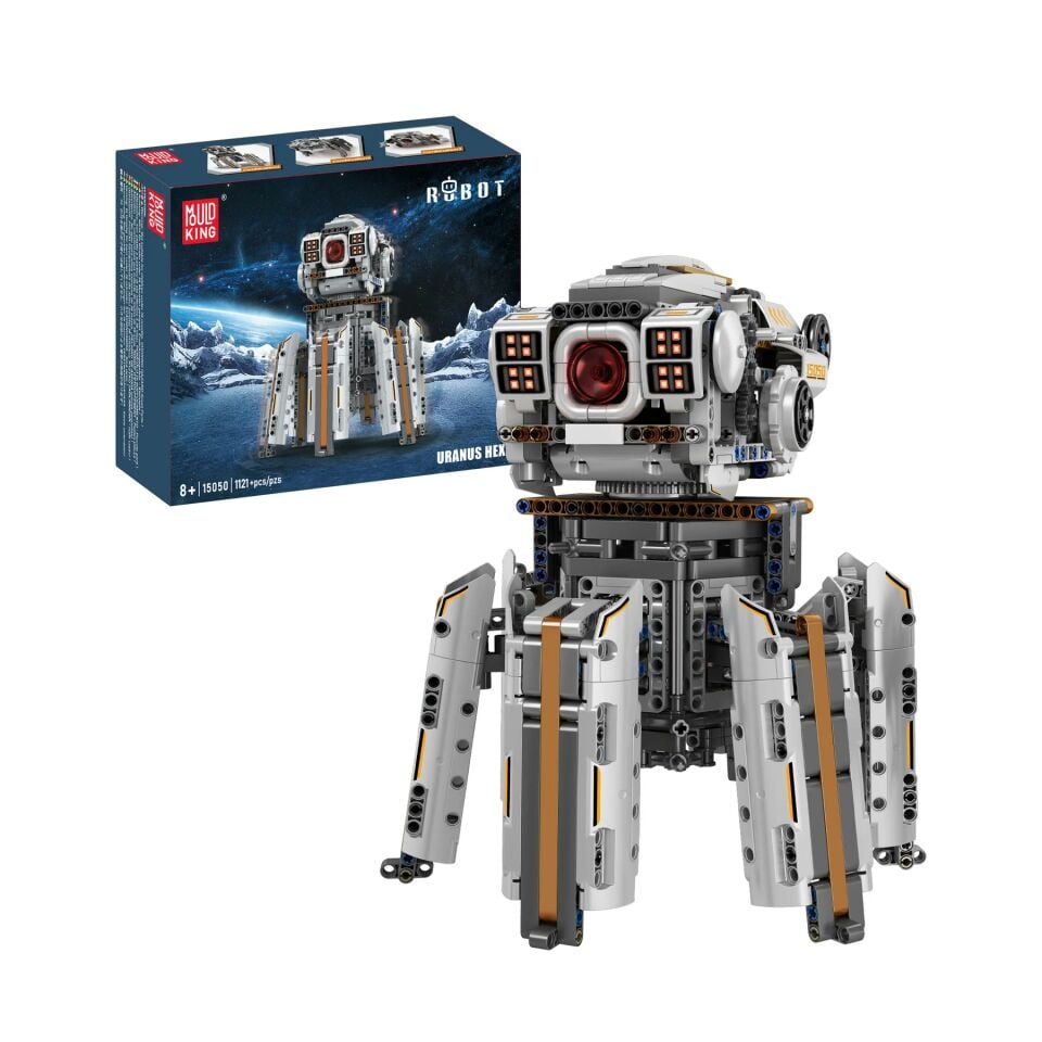 15050-S Uranus Hexa 1.112 Parça 3'ü 1 Arada RC Robot Yapı Blok Seti